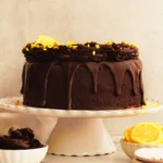 Chocolate Cake With Lemon Frosting